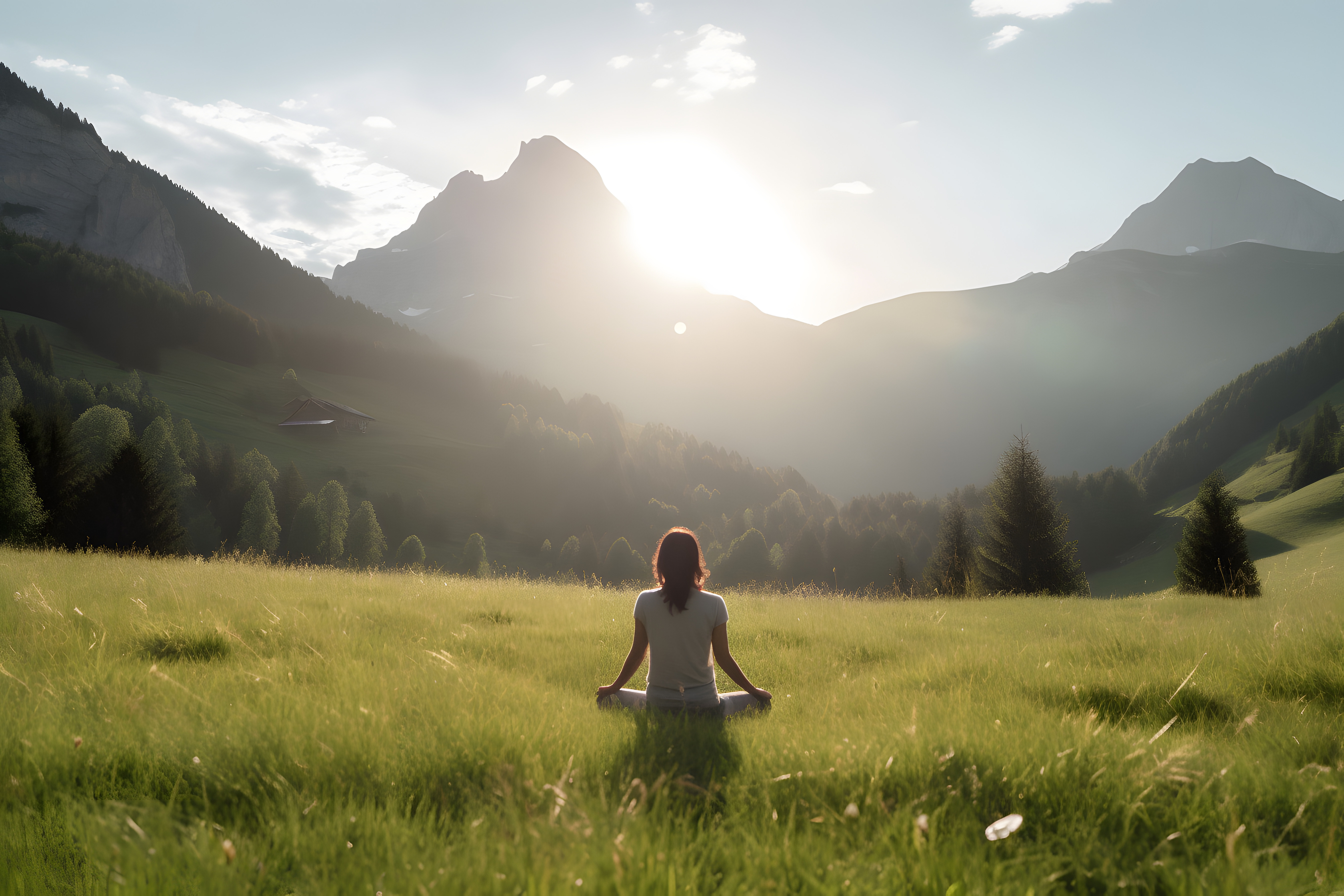 Berge, Meditation & Yoga